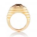 Designer-Ring goldfarben