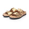 Marken-Sandale gold Gr. 6,5