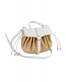 Bast-Optik-Tasche champagner