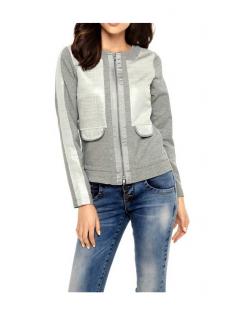 Blazer grau-silberfarben