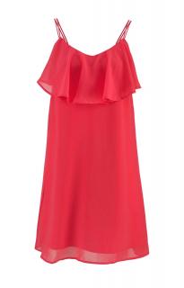 Chiffonkleid rot Gr. M