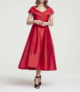 Cocktailkleid mit Petticoat rot