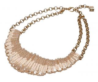 Collier goldfarben-nude