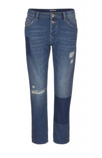 Damen-Boyfriend-Jeans blau-used 32 inch