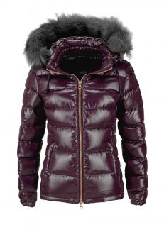 Daunen-Steppjacke bordeaux