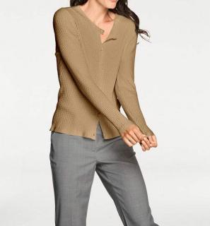 Designer-Cardigan sand