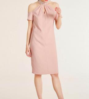 Designer-Cocktailkleid rosa