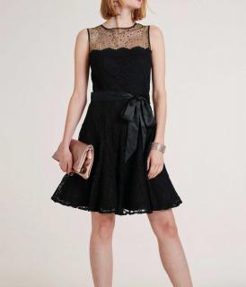 Designer-Cocktailkleid schwarz