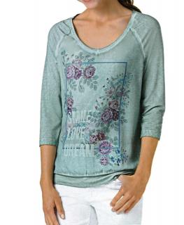 Designer-Druckshirt mint