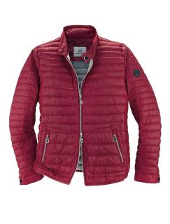 Designer-Herren-Daunen-Steppjacke rot