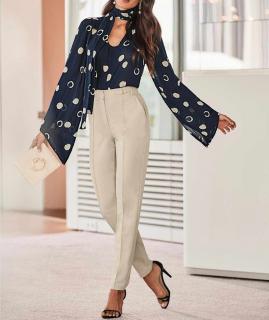 Designer-Hose elfenbeinfarben
