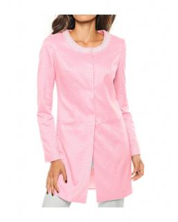 Designer-Jacquard-Blazer rosé