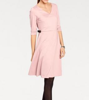 Designer-Jerseykleid rosé