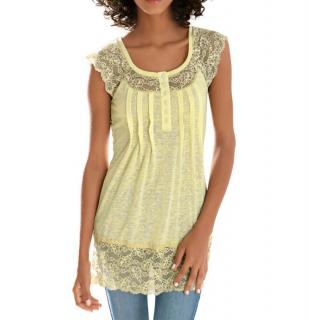 Designer-Longshirt gelb