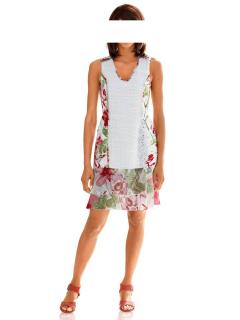 Designer-Patchkleid bunt