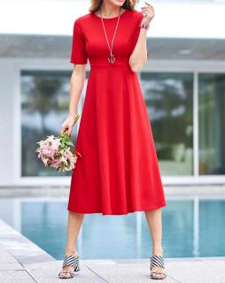 Designer-Prinzesskleid rot