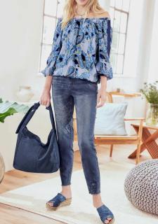 Designer-Push-up-Jeans blue-bleached