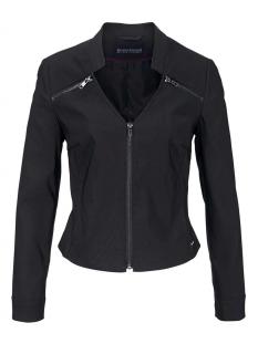 Designer-Reißverschlußblazer schwarz