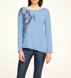 Designer-Shirt electric blue