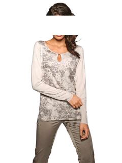 Designer-Shirt mit Pailletten champagner