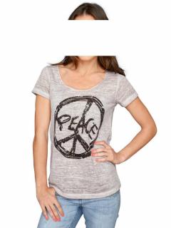 Designer-Shirt mit Strass puder