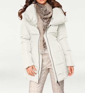 Designer-Steppjacke offwhite