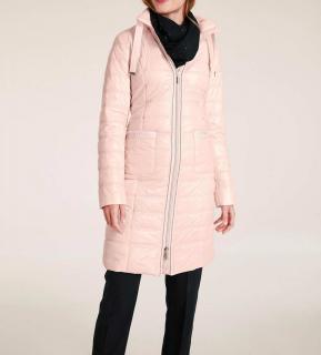 Designer-Steppmantel rosé