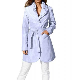 Designer-Trenchcoat hellblau
