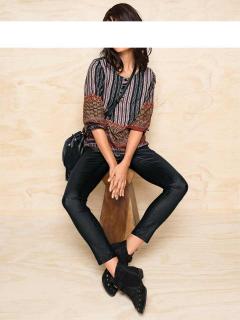 Druckbluse bunt