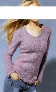 Flauschpullover lavendel