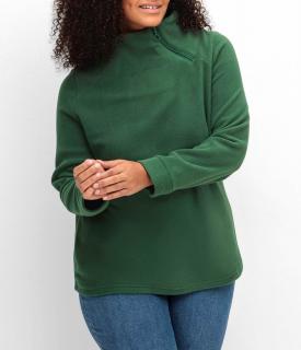 Fleeceshirt moosgrün