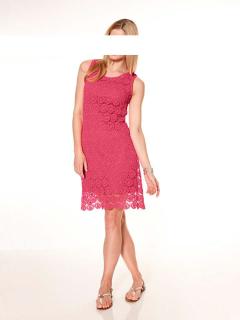 Häkelkleid koralle