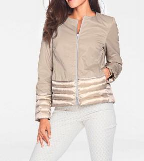 Jacke mit Daunen sand