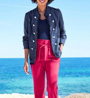 Jackenblazer blue-stone-washed