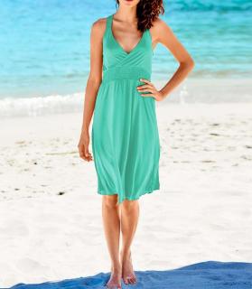 Jerseykleid smaragd