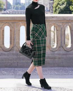 Jerseyshirt mit Cut-Out schwarz