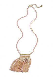Kette goldfarben-rosé
