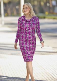 Kleid cyclam-bunt