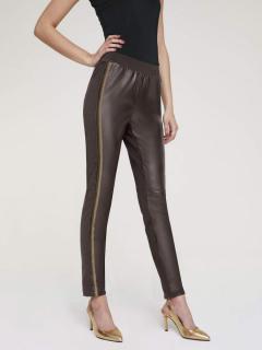 Lammnappaleder-Legging braun