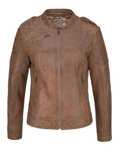 Lammnappalederjacke cognac