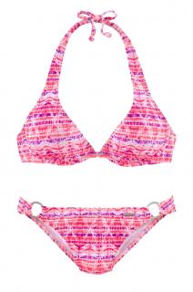 Marken-Bügel-Bikini lobster-buntGr. 38  C-Cup