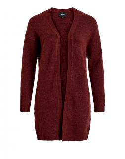 Marken-Cardigan »Nomicar« bordeaux