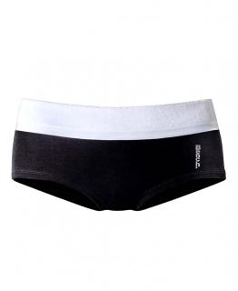 Marken-Chillax-Panty schwarz-weiß