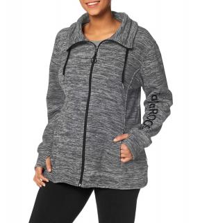 Marken-Fleecejacke anthrazit