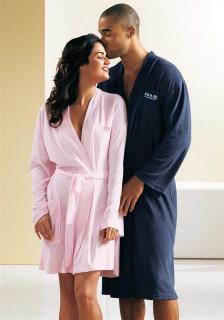 Marken-Herren-Bademantel marine