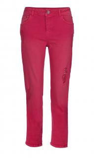 Marken-Jeans mit Pailletten rot