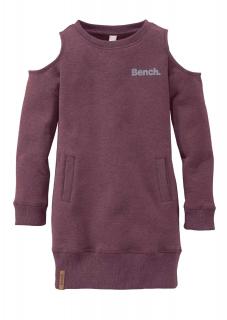 Marken-Kinder-Sweatkleid bordeaux