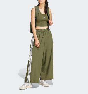 Marken-Lifestyle Parachute Hose oliv