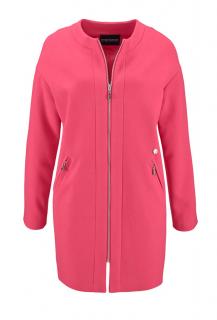 Marken-Longjacke pinkrot