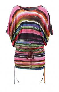 Marken-Longshirt bunt-gestreift